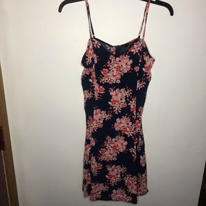 Forever 21 Blue and Pink Floral Dress